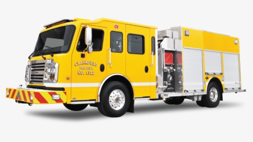 Yellow Fire Truck Png, Transparent Png, Free Download