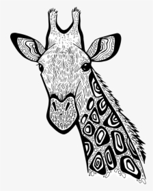 Giraffe Zentangle, HD Png Download, Free Download