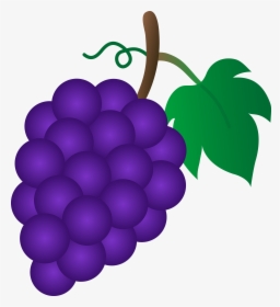 Grapes Clipart Bunch Grape - Grape Clipart, HD Png Download, Free Download