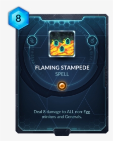 Flaming Stampede - Eight Gates Duelyst, HD Png Download, Free Download