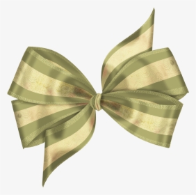 Green Bow Ribbon Transparent Background, HD Png Download, Free Download