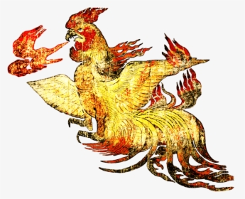 Flaming Rooster Done Up - Illustration, HD Png Download, Free Download