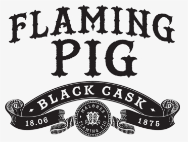 Flaming Pig Black Cask Whisky Logo, HD Png Download, Free Download