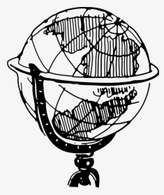 Globe Big Image Png - Globe Clip Art Black, Transparent Png, Free Download