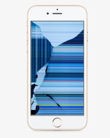 Iphone 6s Lcd Repair - Iphone 6 Broken Screen Lines, HD Png Download, Free Download