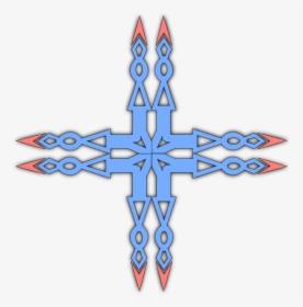 Star,symmetry,symbol - Christian Cross, HD Png Download, Free Download