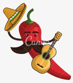 Pepper With Hat Icons Clipart , Png Download - Buena Vida Mexican Grill, Transparent Png, Free Download