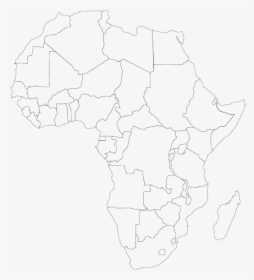 Emptyafrica Map, HD Png Download, Free Download