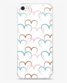 Decorative Hearts Pattern Vector Iphone 5/5s/se, 6/6s, - Mobile Phone Case, HD Png Download, Free Download