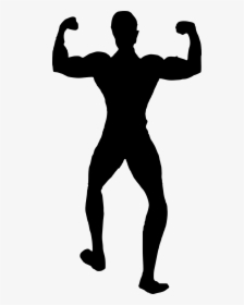 Muscle Woman Silhouette, HD Png Download, Free Download