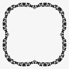 Decorative Frame And Beyond Clip Arts - Square Border Clipart Black And White, HD Png Download, Free Download