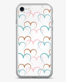Decorative Hearts Pattern Vector Iphone 7/7 Plus Case - Iphone 7 Mgk Case, HD Png Download, Free Download