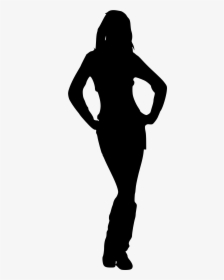 Transparent Clipart Woman Silhouette - Black Outline Of Women, HD Png Download, Free Download