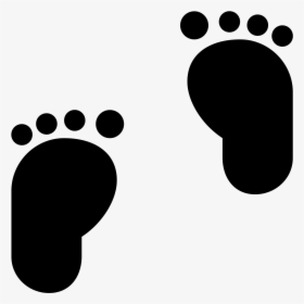 Footprint Clipart Icon - Baby Footprint Icon Transparent, HD Png Download, Free Download