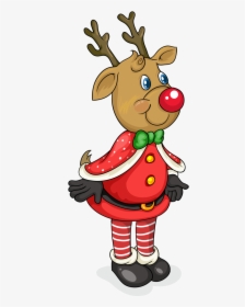 Cute Reindeer Sayings Png Cute Reindeer Sayings - Transparent Background Santa Christmas Tree Clipart, Png Download, Free Download