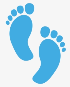Transparent Footprints Clipart - Blue Foot Prints, HD Png Download, Free Download
