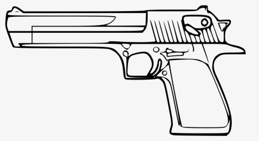 Clip Art Collection Of Free Guns - Desert Eagle Clip Art, HD Png Download, Free Download