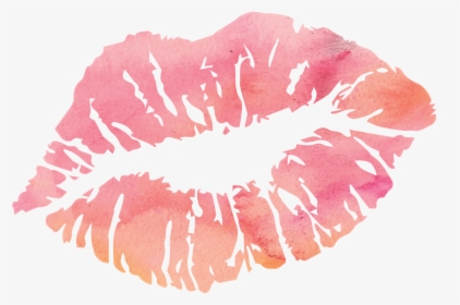 Lip Drawing Clip Art - Pink Lips Transparent Background, HD Png Download, Free Download