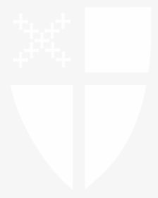 Episcopal Shield Reversed White - Episcopal Shield Black And White, HD Png Download, Free Download