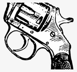 Collection Of Free Pistol Drawing Uzi Download On Ubisafe - Revolver Clipart Png, Transparent Png, Free Download