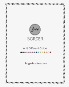 Simple Polka Dot Page Border, HD Png Download, Free Download