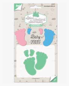 Diecut Little Woodland Baby Feet - Stanzschablone Babyfüße, HD Png Download, Free Download