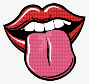 Clip Art Collection Of Free Lips - Imagenes Pop Art Png, Transparent Png, Free Download