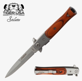 25 Inch Godfather Style Stiletto Style Folding Knife - Stiletto Style Knife, HD Png Download, Free Download