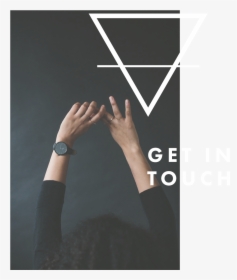 Get In Touch - Triangle, HD Png Download, Free Download