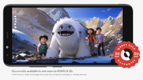 Rokit Io 3d - Everest The Yeti Abominable, HD Png Download, Free Download