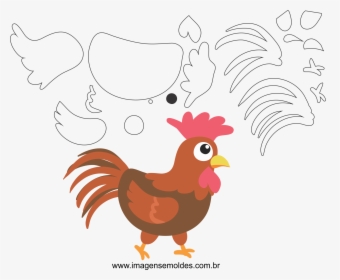 Molde De Fazendinha Em Eva , Png Download - Free Clip Art Farm Animals, Transparent Png, Free Download