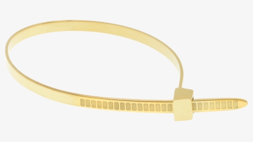 Zip Tie Bracelet - Gold Zip Tie Bracelet, HD Png Download, Free Download