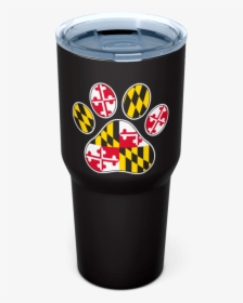 Maryland Full Flag Paw Print / Tumbler - Maryland State Flag, HD Png Download, Free Download