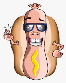 Saugy Hot Dog Mascot - Cartoon, HD Png Download, Free Download