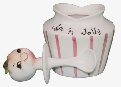 A Vintage Ceramic Jam Jar And Spoon - Octopus, HD Png Download, Free Download