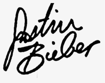 Justin Bieber Signature Png, Transparent Png, Free Download