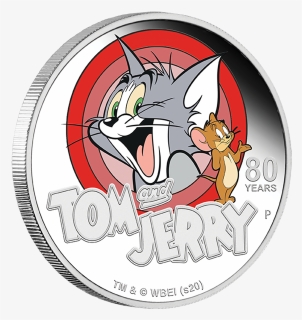 2020 1 Oz Tuvalu Tom And Jerry 80th Anniversary - Tom And Jerry 80th Anniversary, HD Png Download, Free Download