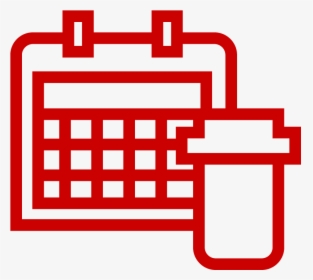 Icon Of Pill Bottle And Calendar - Top Of Crafting Table, HD Png Download, Free Download