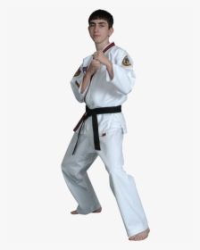 Teen Boy In Karate Stance - Brazilian Jiu-jitsu, HD Png Download, Free Download