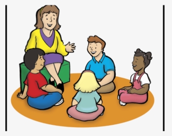 Carpet Clipart Preschool Circle Time - Sitting On The Carpet Clipart, HD Png Download, Free Download
