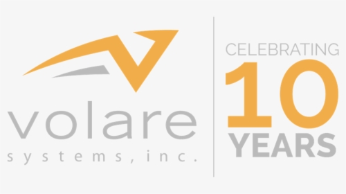 Volare Systems Celebrates 10-year Anniversary - Graphic Design, HD Png Download, Free Download