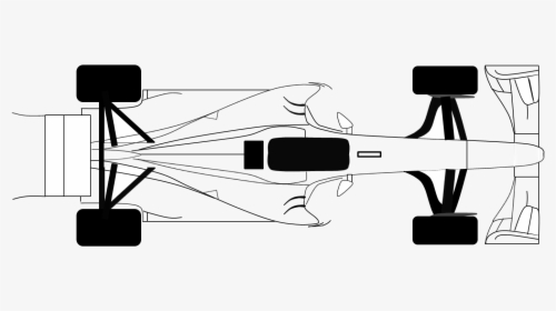 Formula 1 Car Top Down , Png Download - Transparent F1 Car Top View, Png Download, Free Download