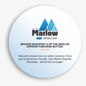 Browse Inventory & Hit The Marlow Express Purchase - Circle, HD Png Download, Free Download