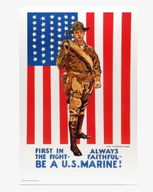 Wwi Us Marine Corps Recruiting Posters, HD Png Download, Free Download