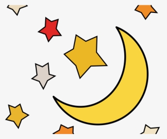 Moon And Stars Png Clipart , Png Download - Transparent Moon And Stars, Png Download, Free Download