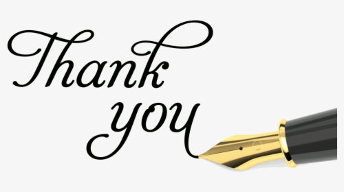 Thank You Clipart Images - Thank U With Pen, HD Png Download, Free Download