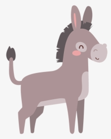 Donkey Cute Cartoon, HD Png Download, Free Download