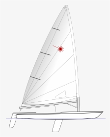Laser Sailboat Line Drawing, HD Png Download, Free Download