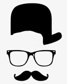 Mustache Bowler Hat Png High-quality Image - Hat And Moustache Party, Transparent Png, Free Download