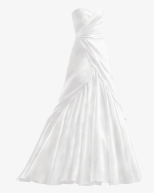 White Wedding Dress - Gown, HD Png Download, Free Download